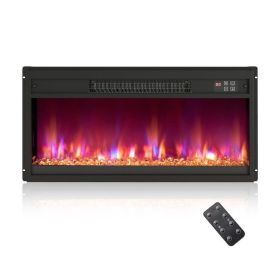 18/23/26 Inch 1500W Electric Fireplace Insert with Remote Control (size: 26 inches)