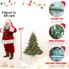 8FT Christmas Tree Simulate Nature Advanced Materials Premium Hinged Spruce Artificial Douglas Firs Tree