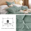 3 Pieces Boho Embroidery Shabby Chic Home Bedding Duvet Cover