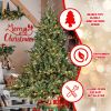 8FT Christmas Tree Simulate Nature Advanced Materials Premium Hinged Spruce Artificial Douglas Firs Tree