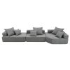 [VIDEO provided][New] Oversized Modular Sectional Sofa,Luxury Boucle Floor Couch Set,Convertible Compressed Couch