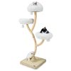 70 Inch Tall Cat Tree 4-Layer Cat Tower with 3 Perches and Dangling Balls